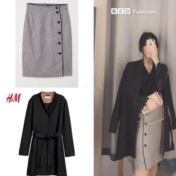 H&M skirt with side buttons - Picture 3 of 9